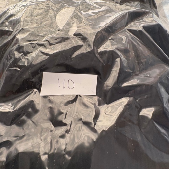 NWT En Creme Black Metallic Ruffle Tie Neck Midi Dress Medium Whimsigoth Vampire - Picture 13 of 13